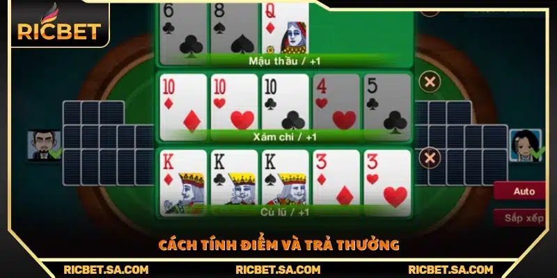 Cách xác định điểm số và công thức chia thưởng